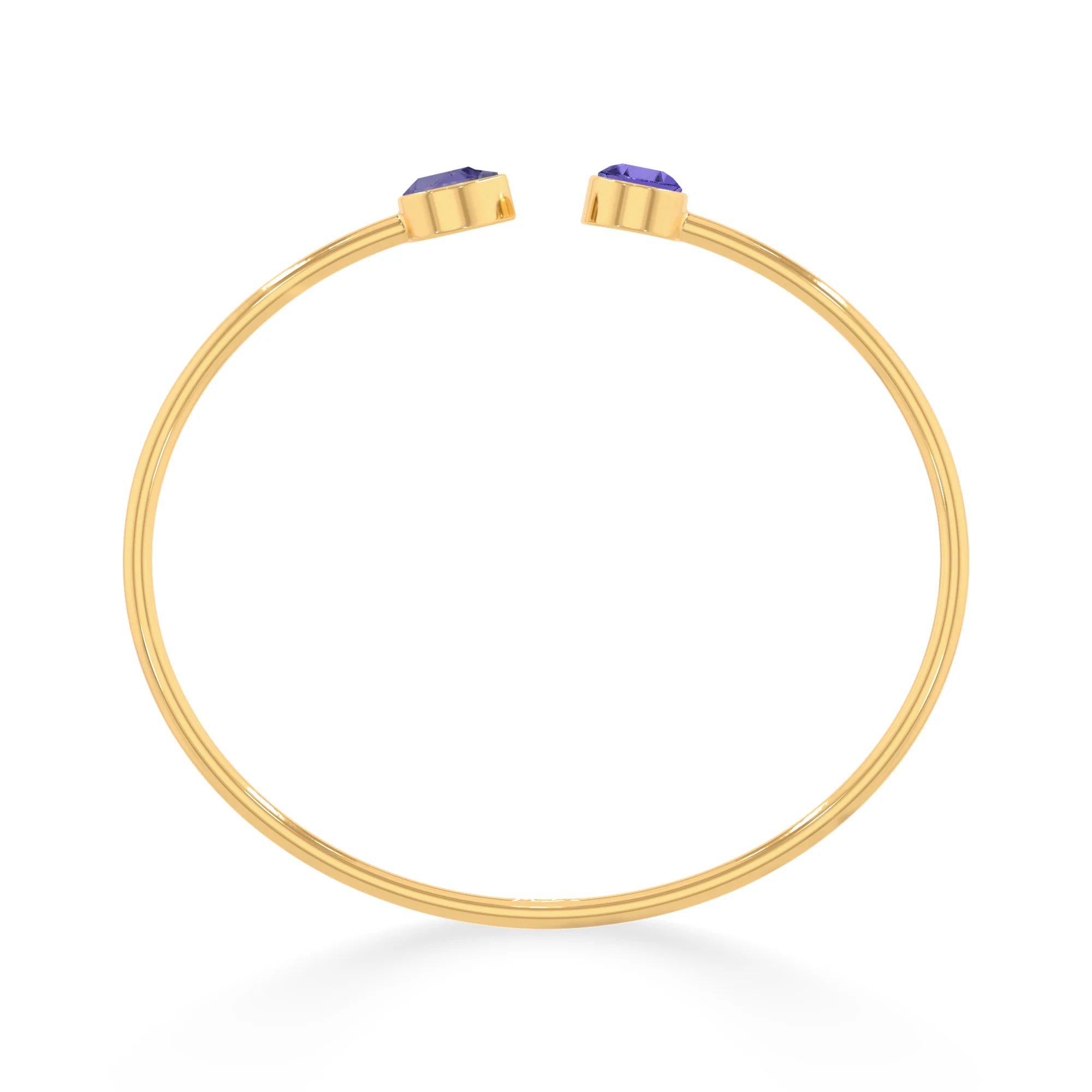 tanzanite cut bracelet