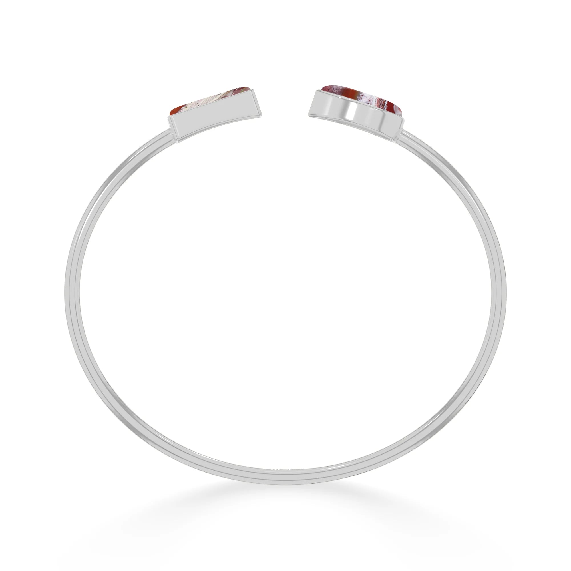 crazy lace agate cab bracelet