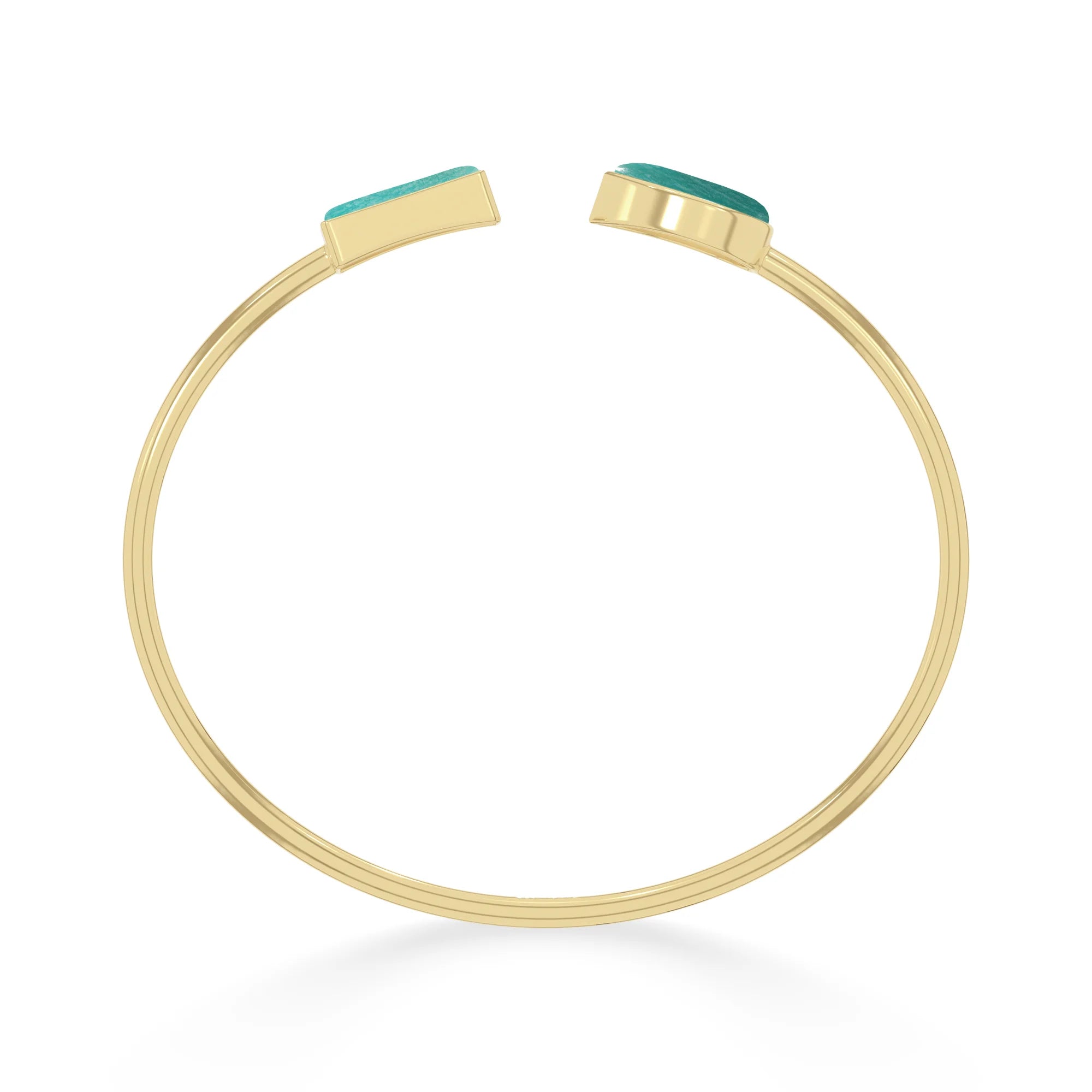 amazonite cab bracelet