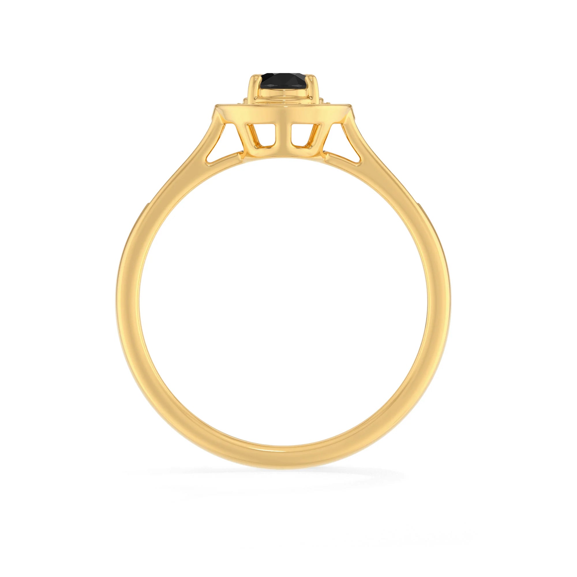 black-onyx prong-set ring