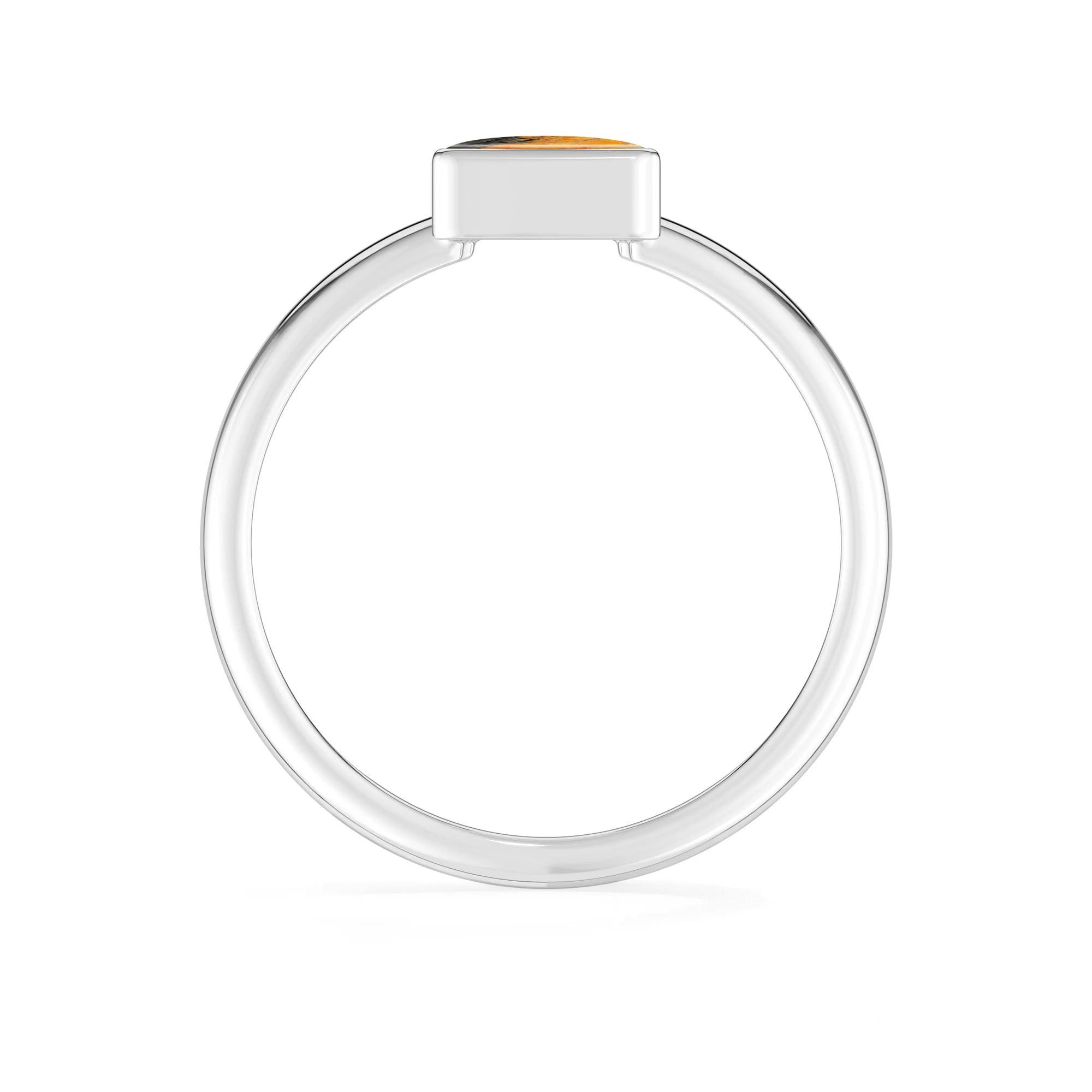 bumble-bee bezel-set ring