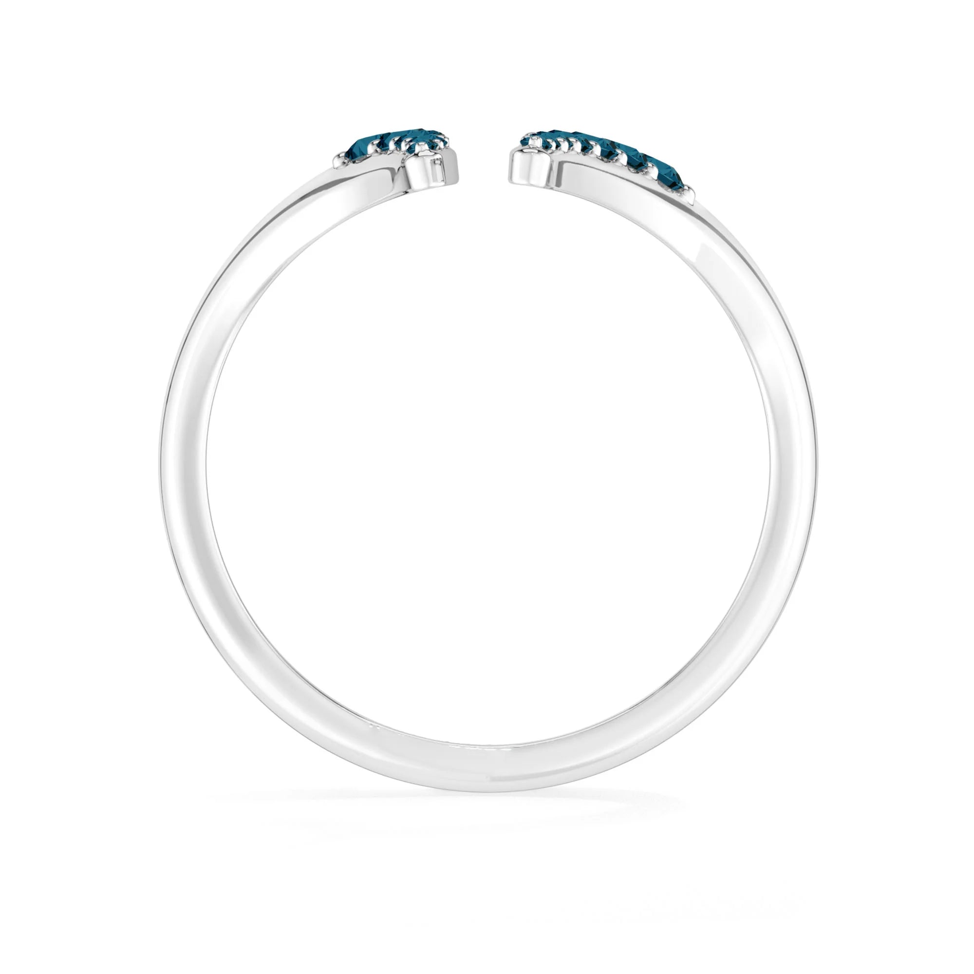 london blue topaz prong-set ring