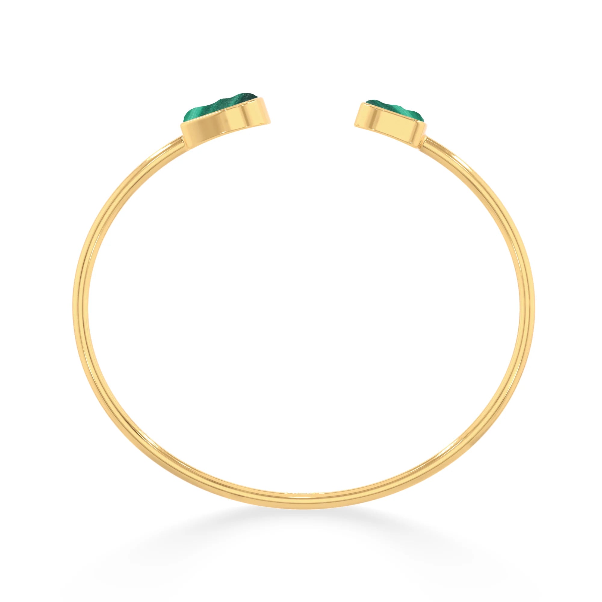 malachite twister bracelet