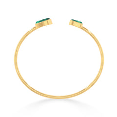 malachite twister bracelet