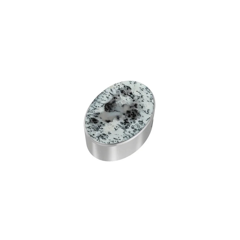 dendritic opal pendant