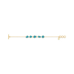 turquoise rough bracelet