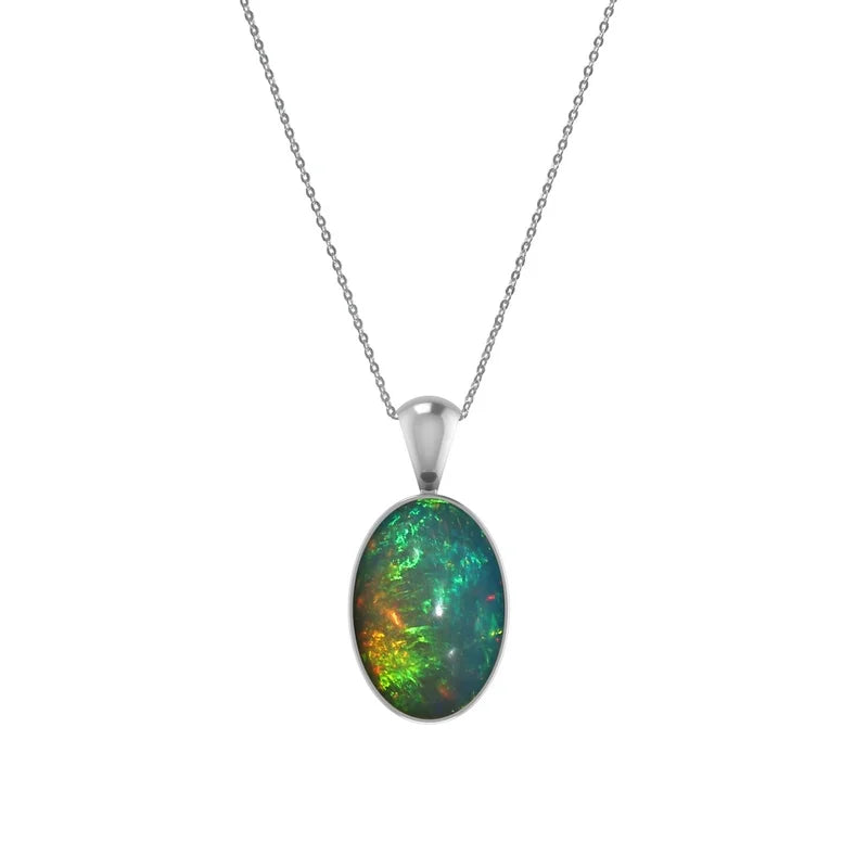 ethiopian opal pendant