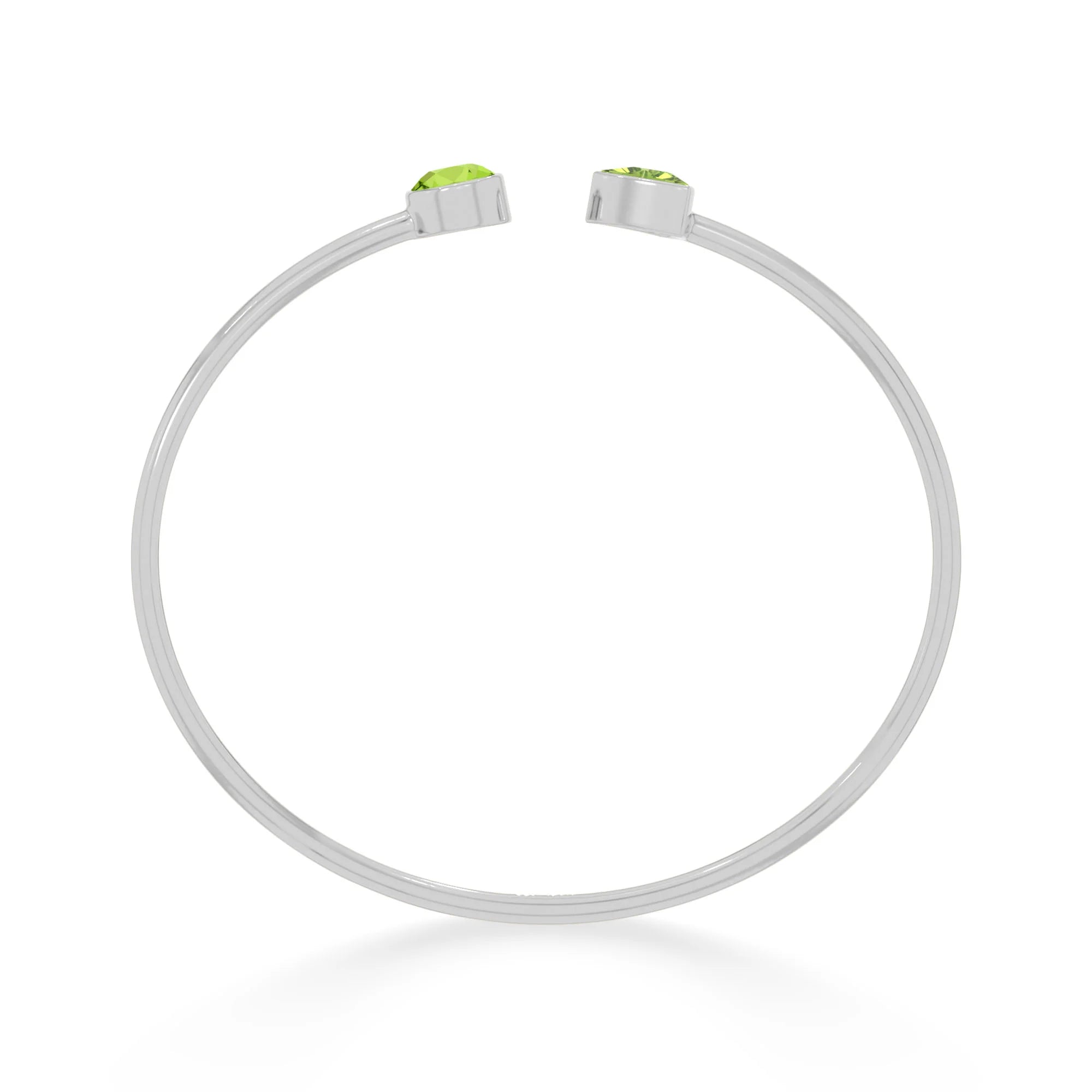 peridot cut bracelet