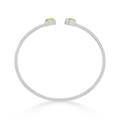 peridot cut bracelet