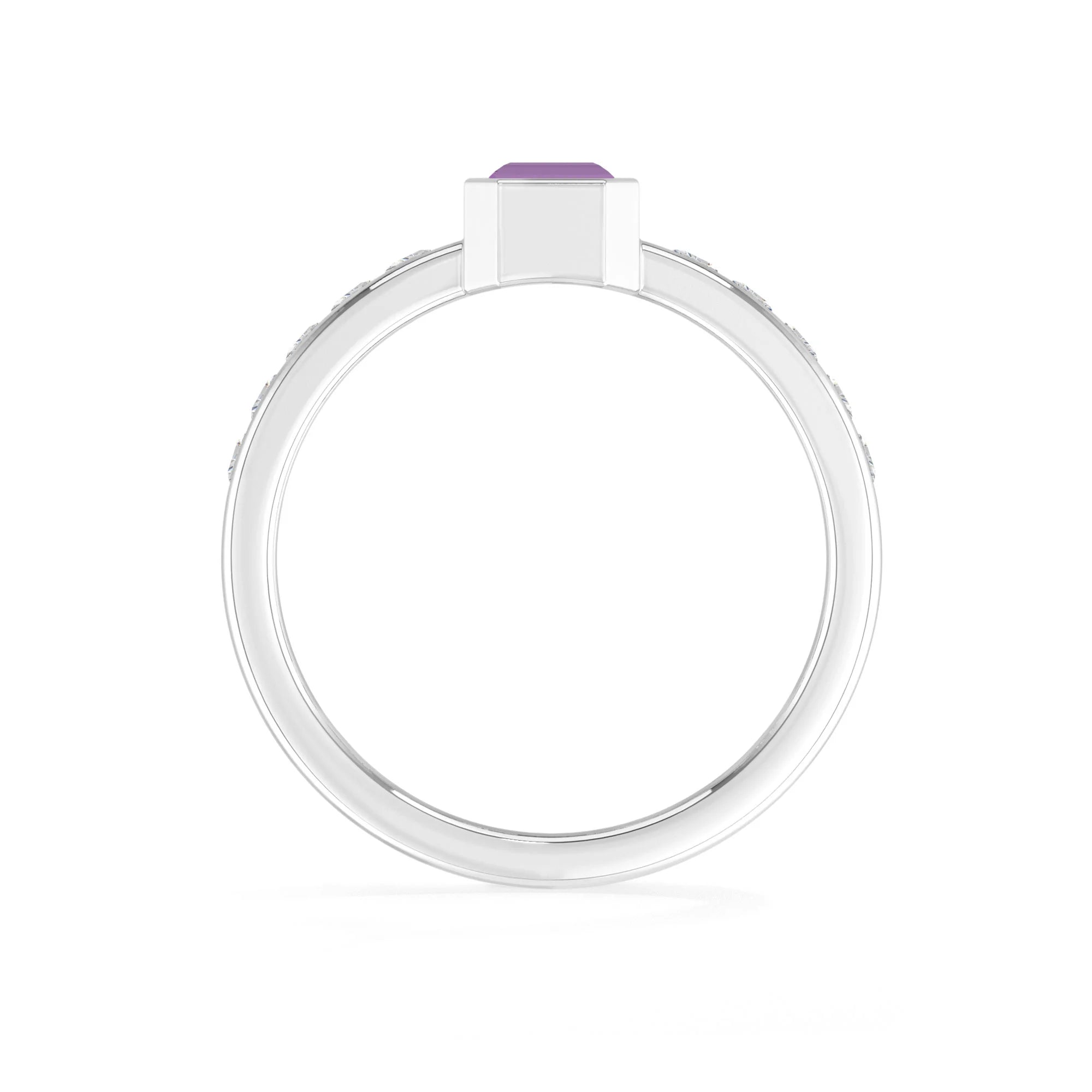 natural amethyst rings