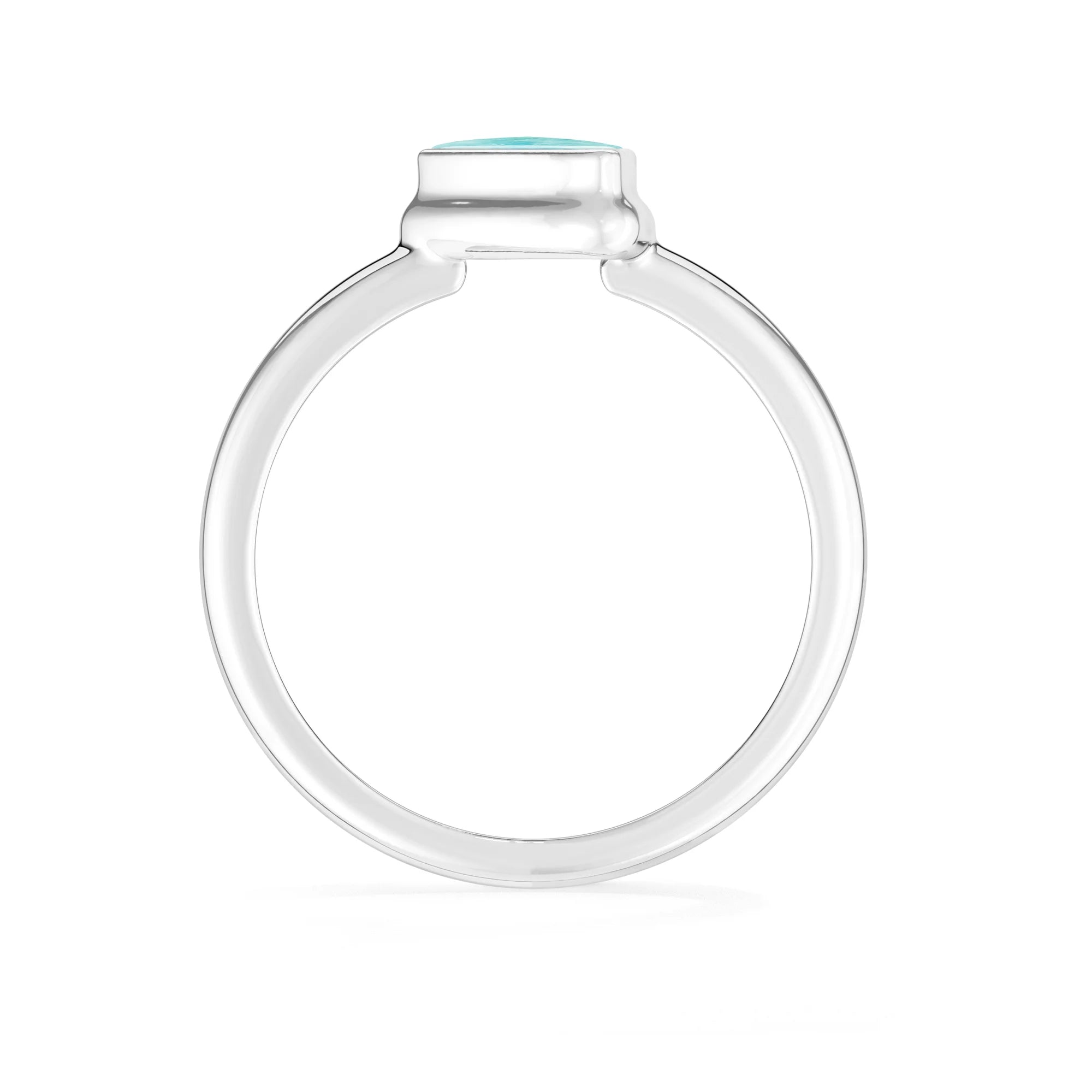 green-moonstone bezel-set ring