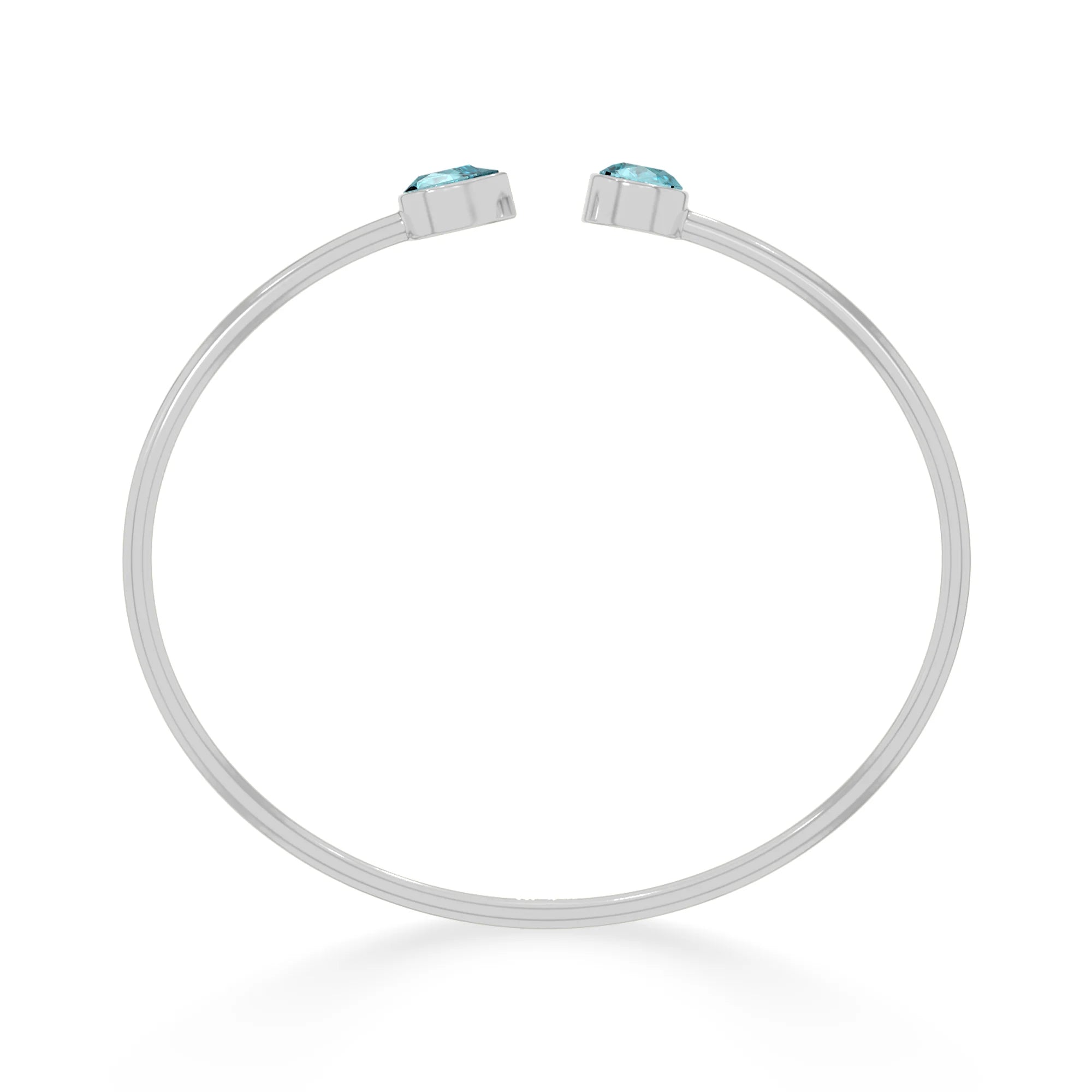 paraiba apatite cut bracelet