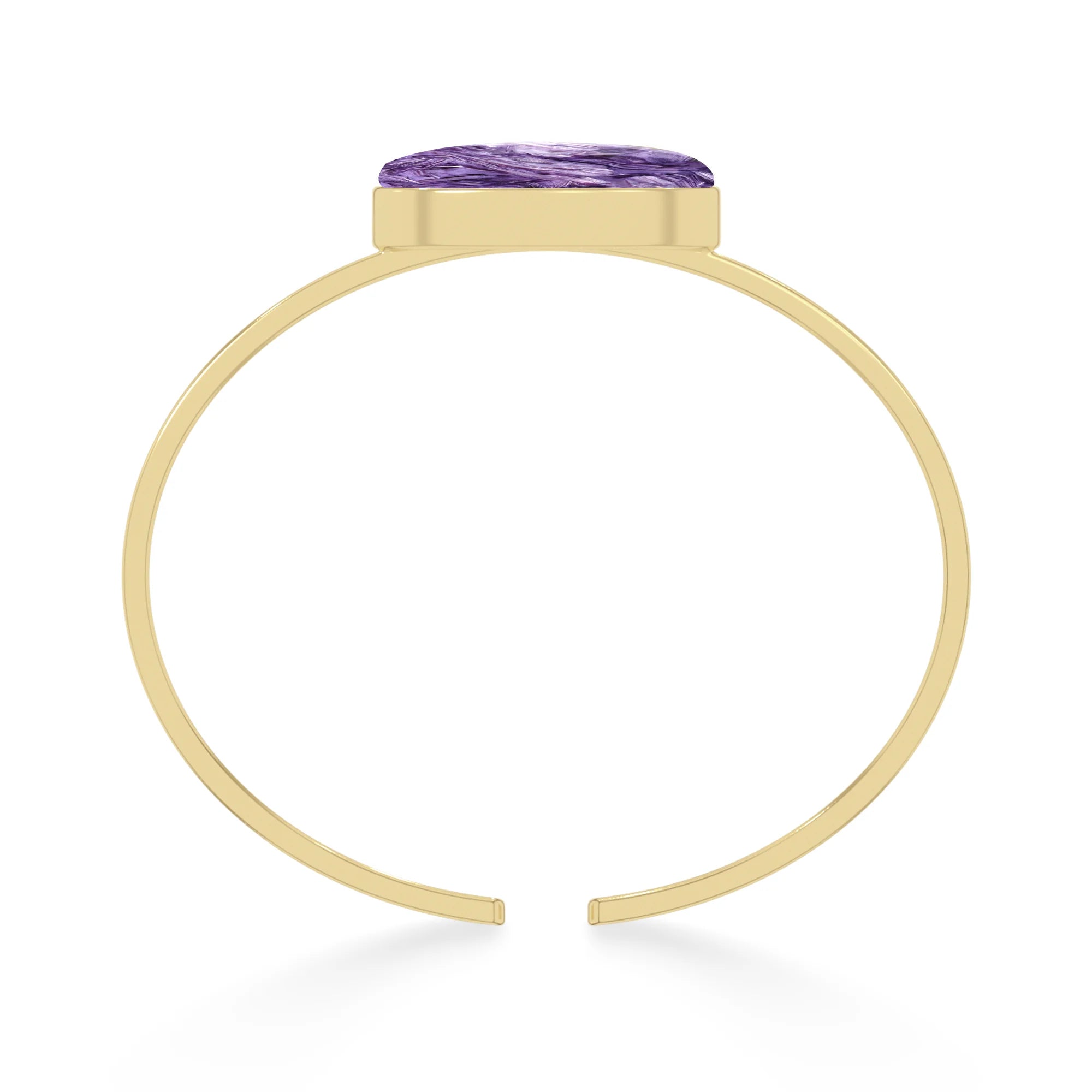 charoite rough bracelet