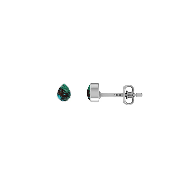 chrysocolla earrings 