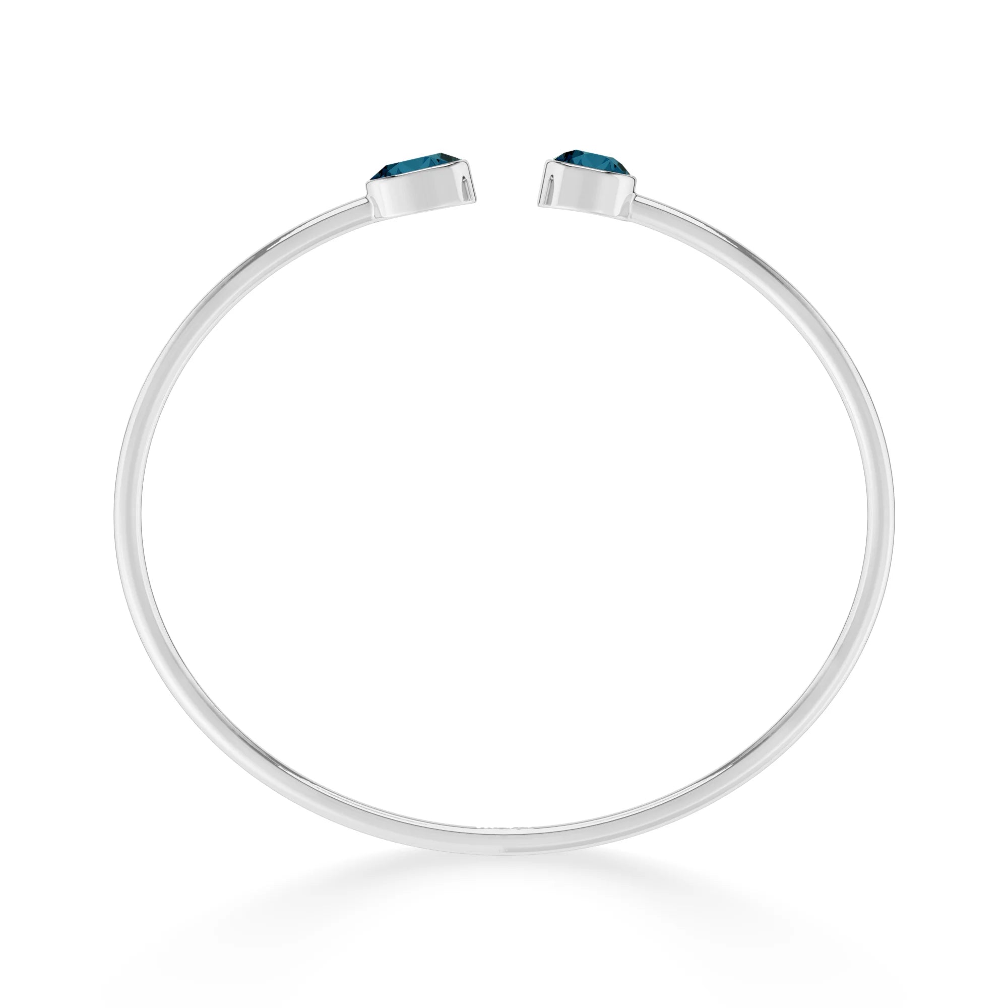 london blue topaz cut bracelet