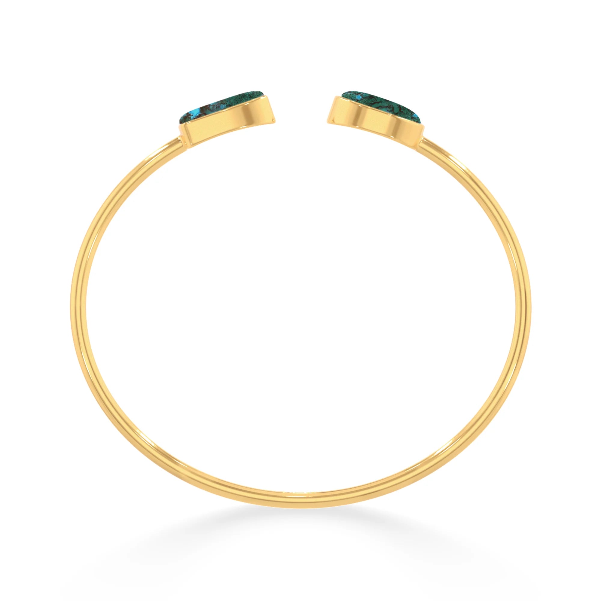 chrysocolla cab bracelet