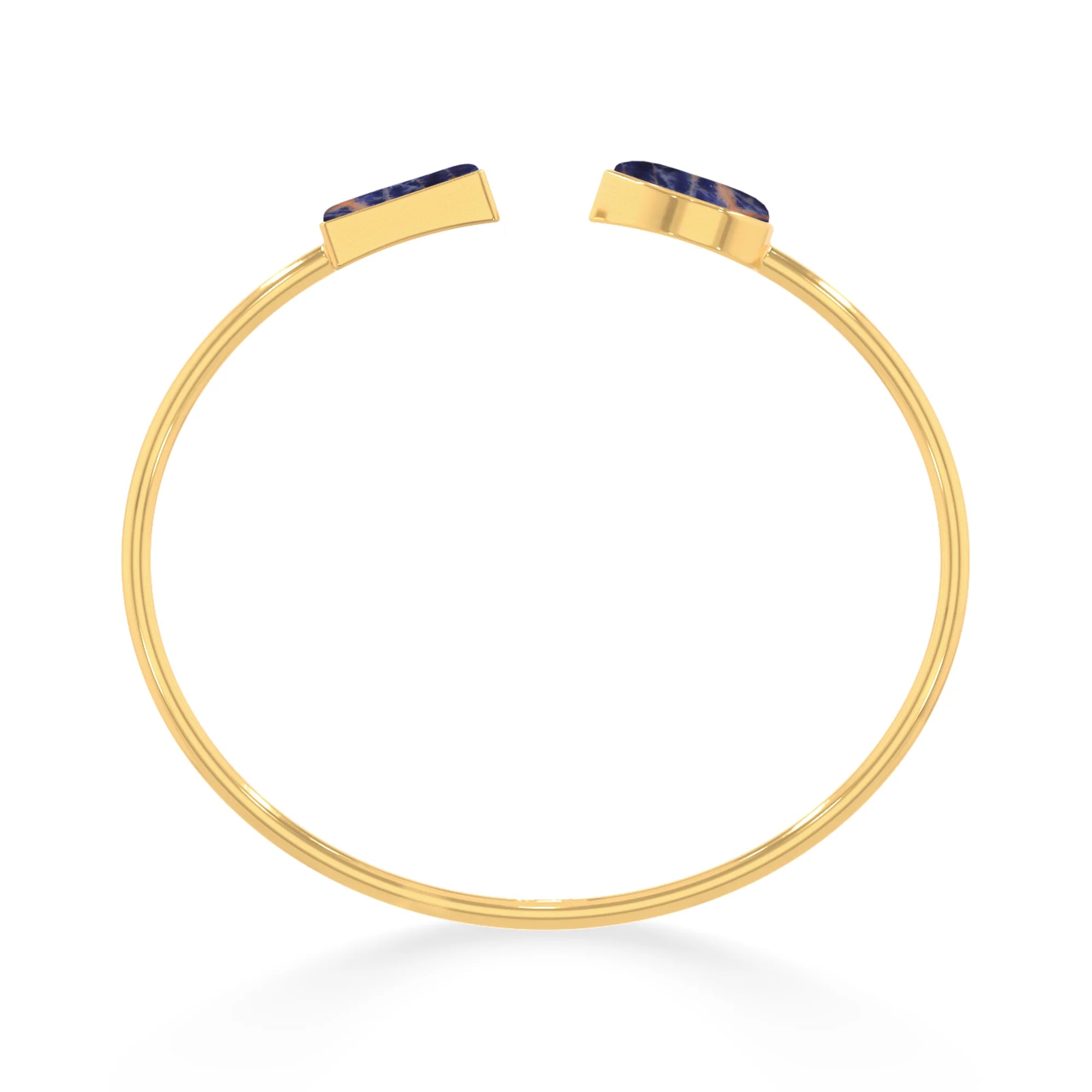 sodalite cab bracelet