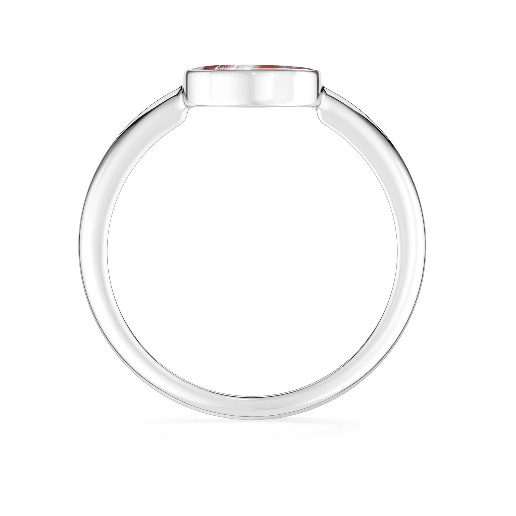 crazy-lace-agate bezel-set ring