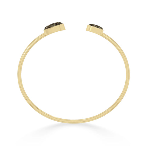pyrite twister bracelet
