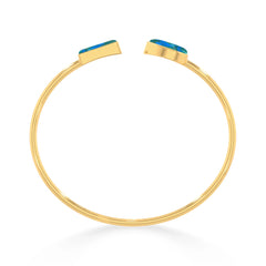 peruvian opal cab bracelet
