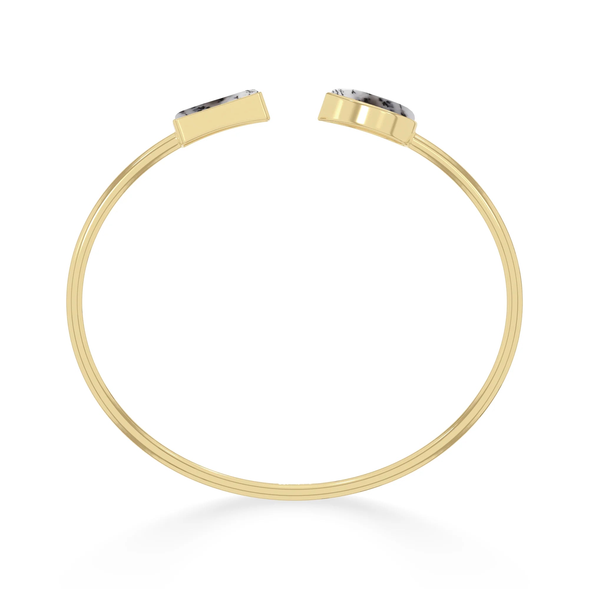 dendritic opal cab bracelet