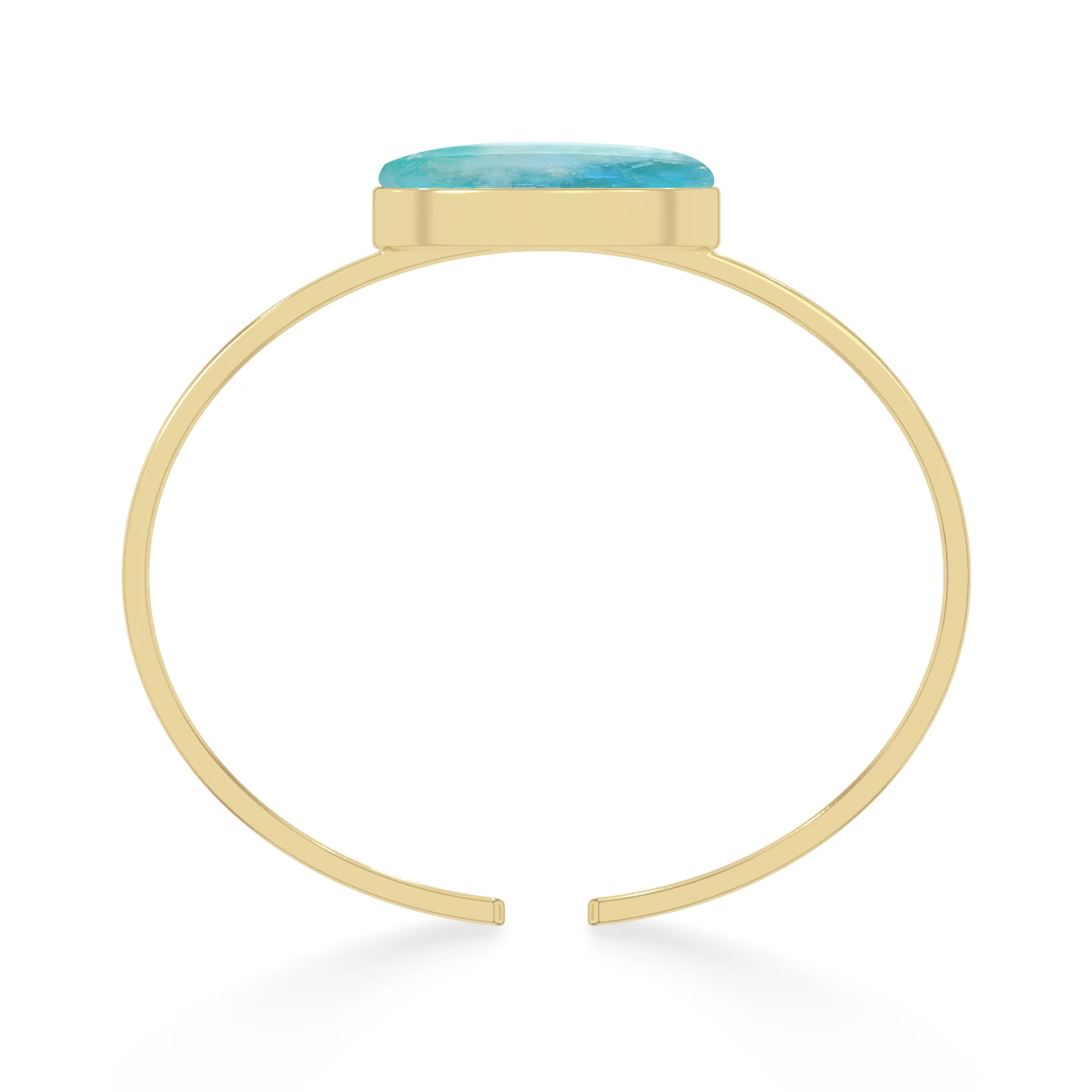 green moonstone rough bracelet