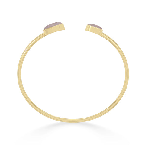 morganite twister bracelet