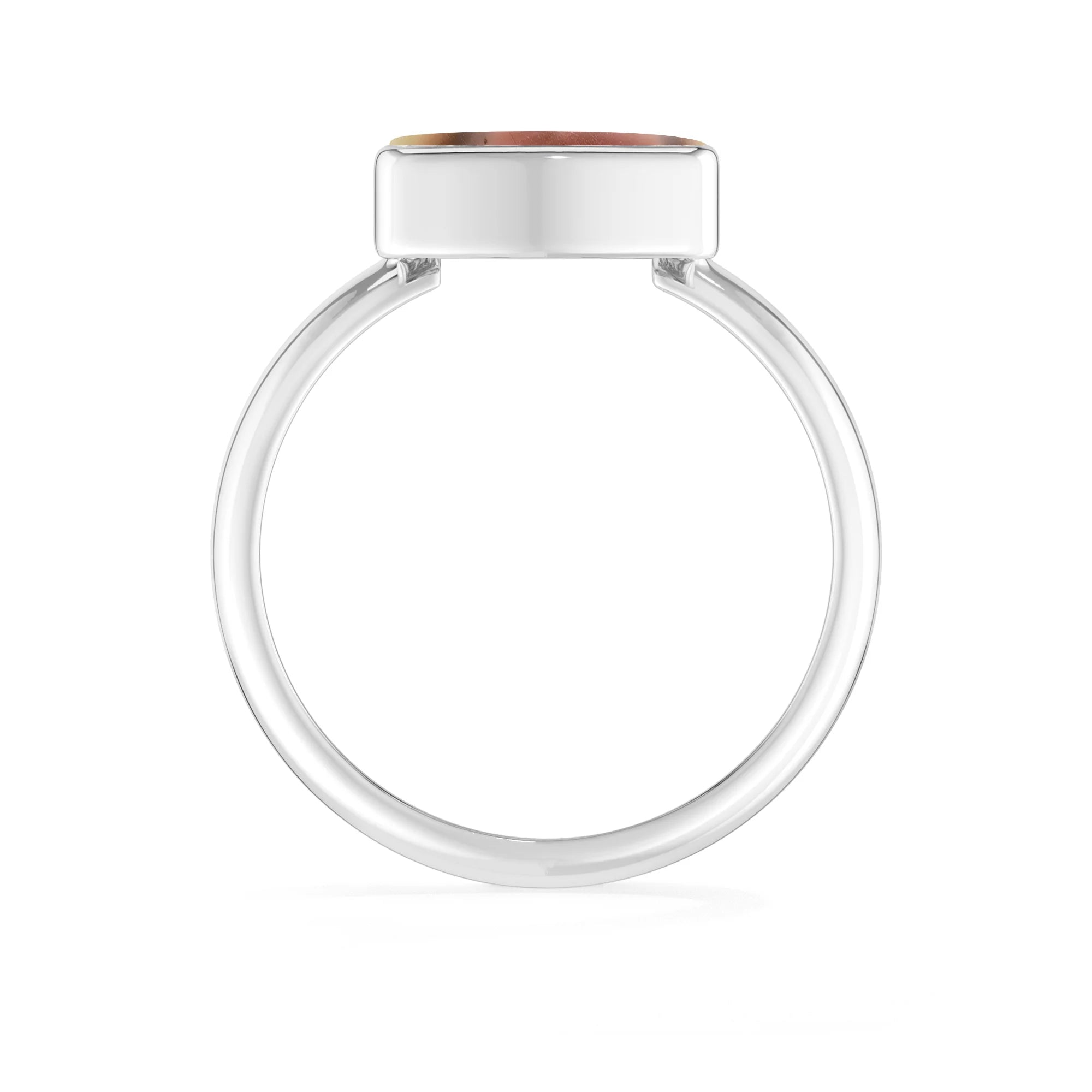 imperial-jasper bezel-set ring