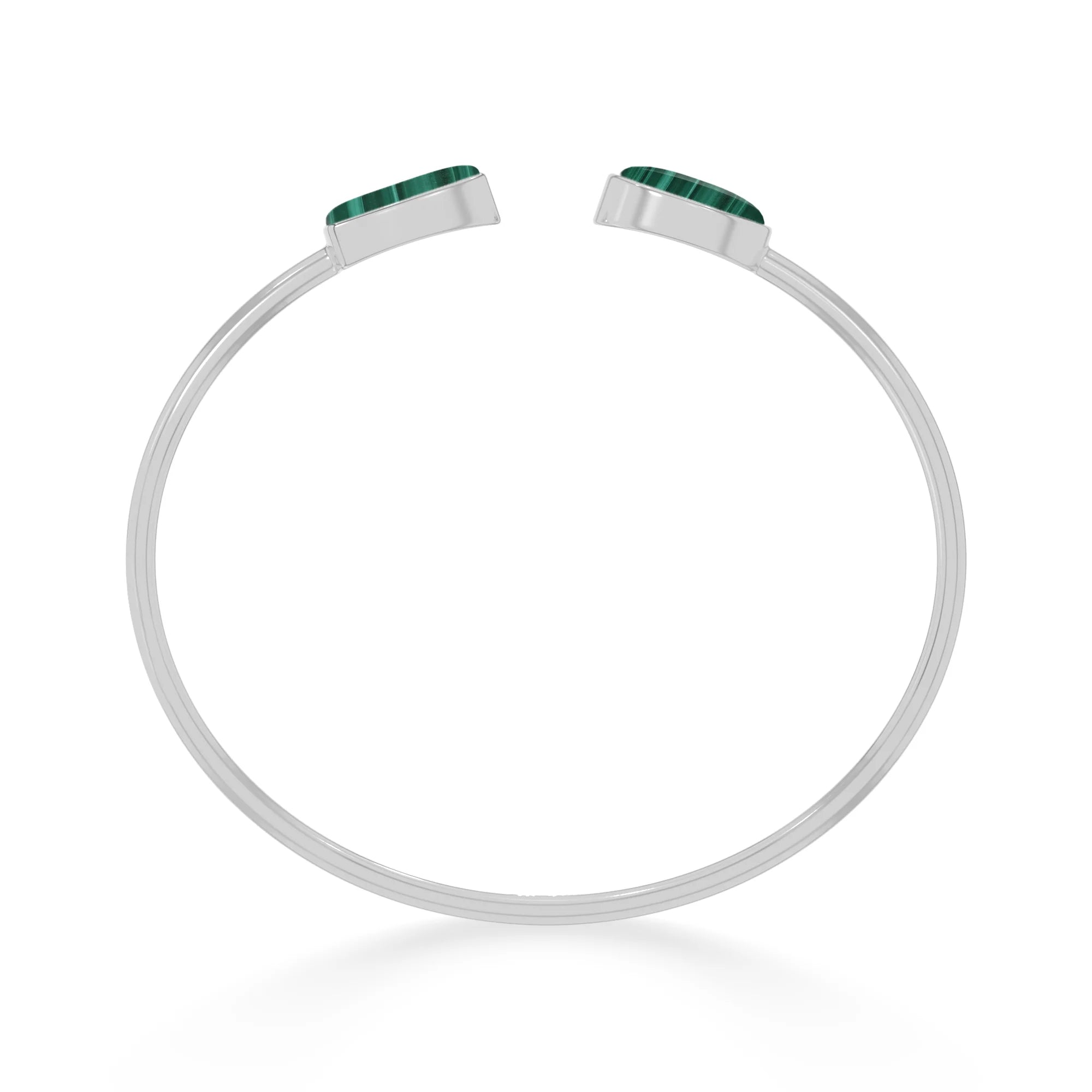 malachite cab bracelet