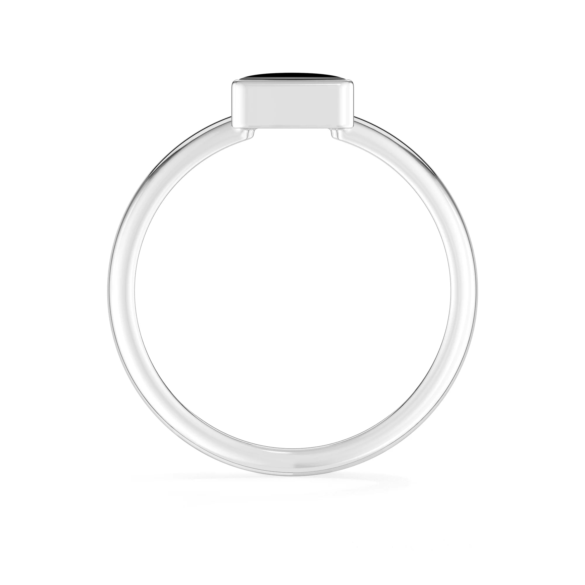 black-onyx bezel-set ring