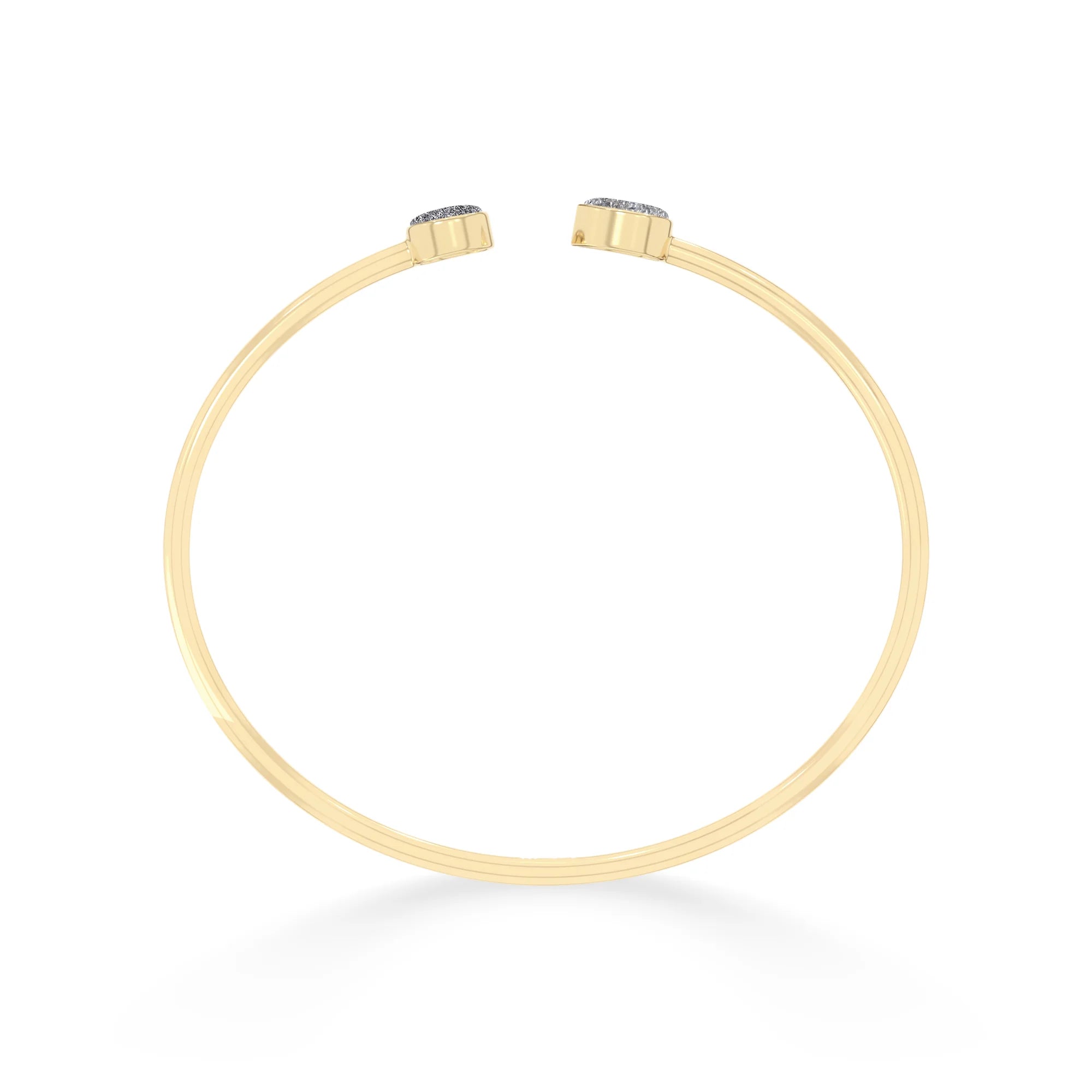 titanium druzy silver cab bracelet