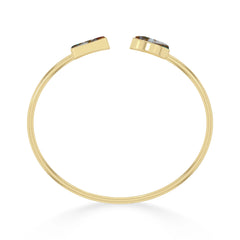 spiny oyster turquoise cab bracelet