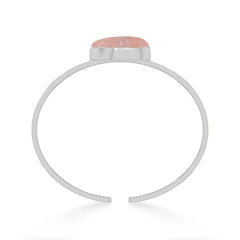 rose quartz rough bracelet