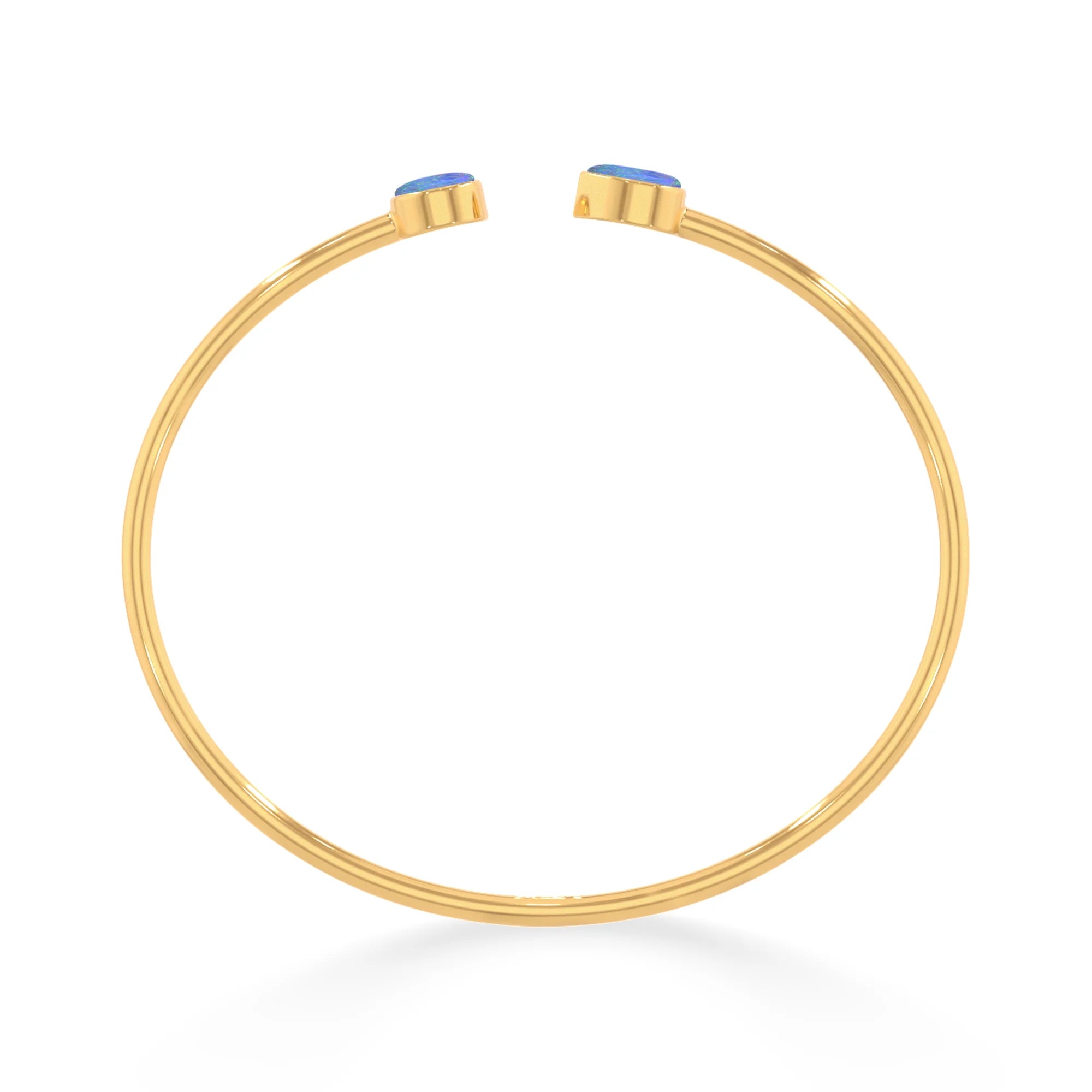 australian opal cab bracelet