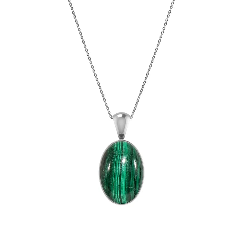 malachite pendant