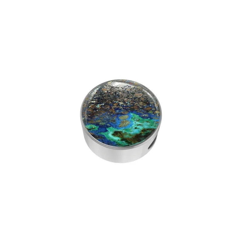 azurite malachite pendant