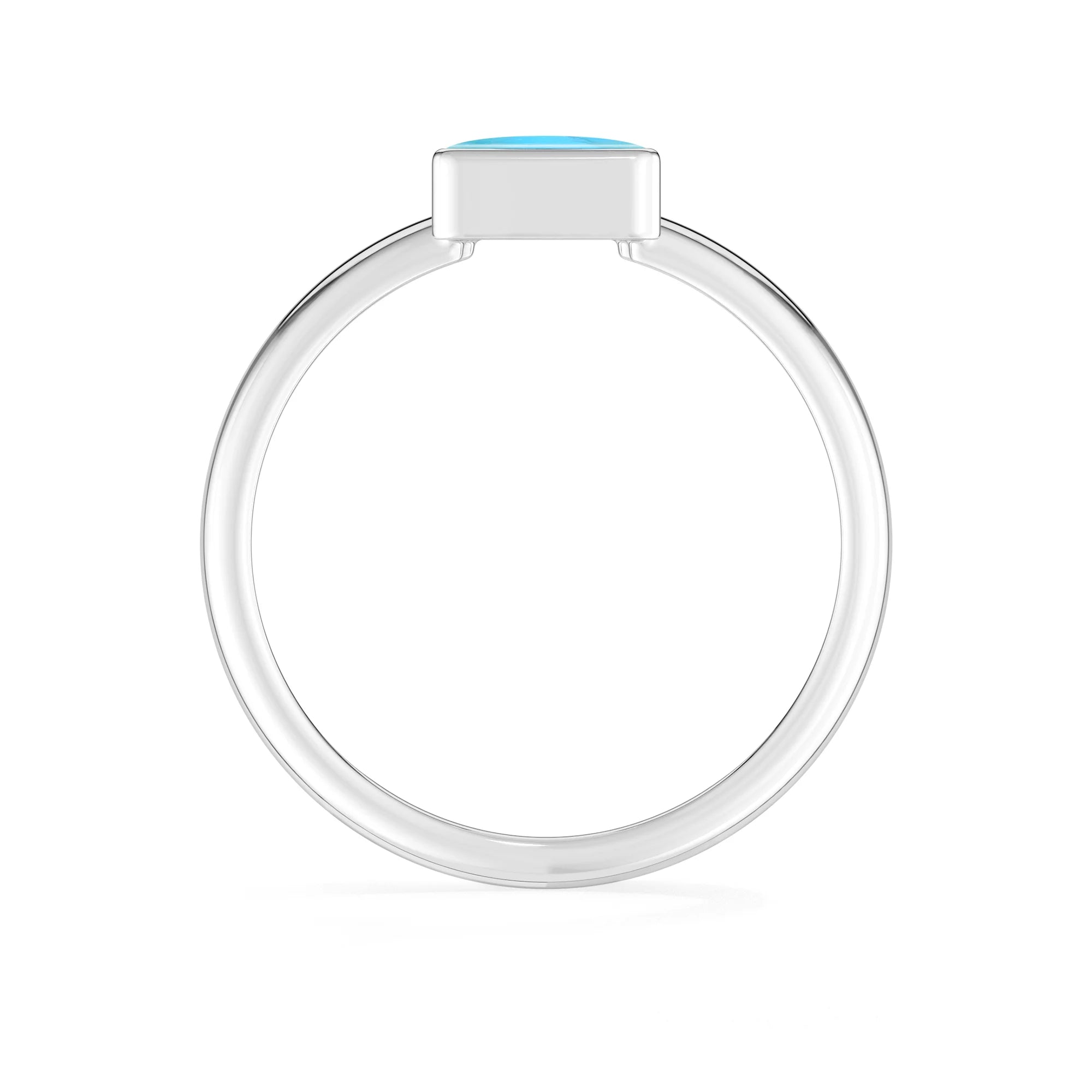 green-moonstone bezel-set ring