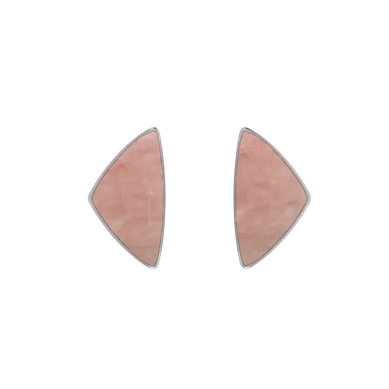 rose quartz earrings