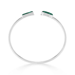 malachite cab bracelet