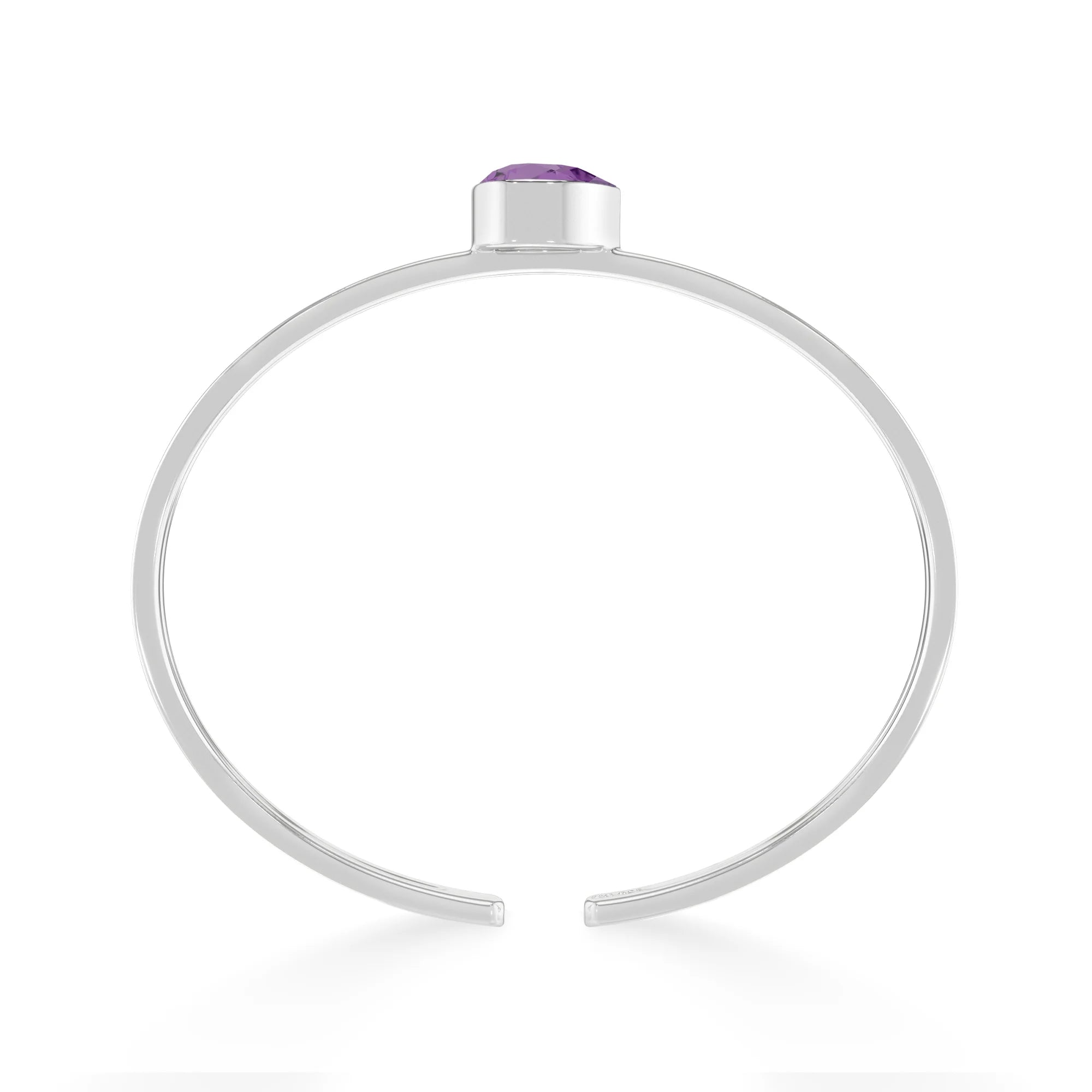 amethyst cut bracelet