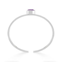 amethyst cut bracelet