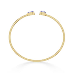 tanzanite cut bracelet