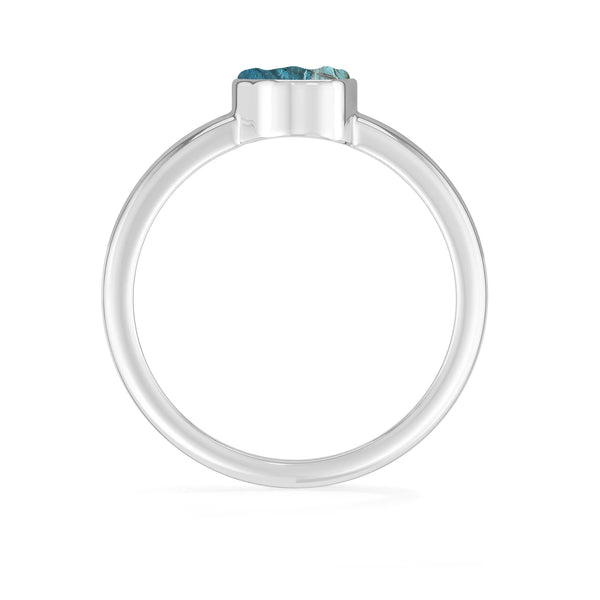 labradorite bezel-set ring