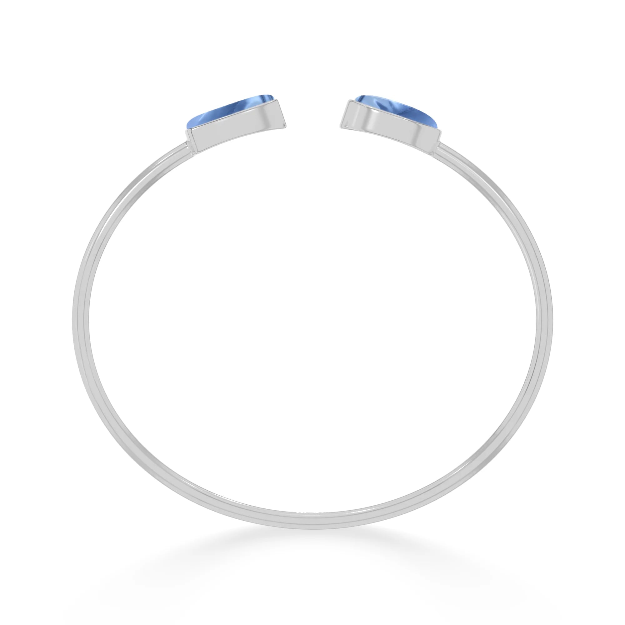 blue opal cab bracelet