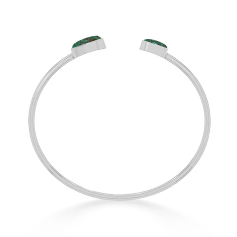 chrysocolla twister bracelet
