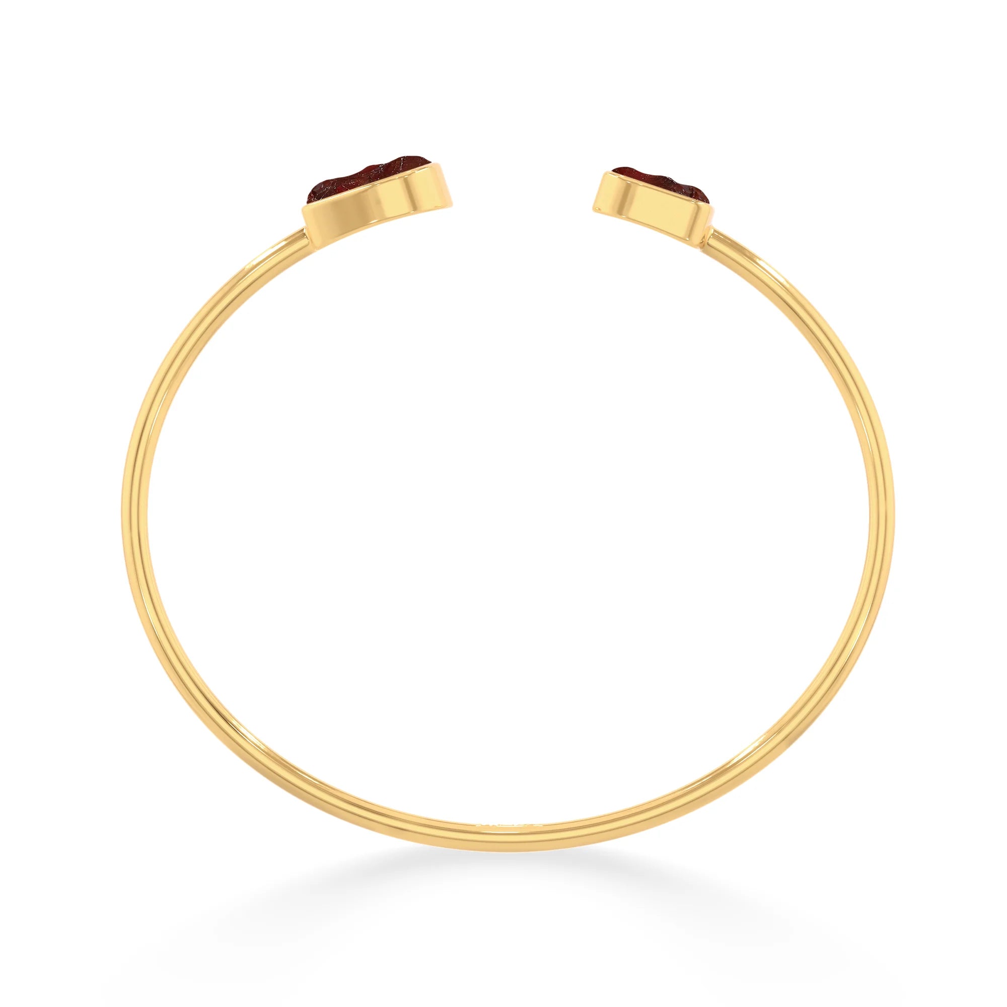 garnet twister bracelet