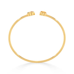 citrine cut bracelet