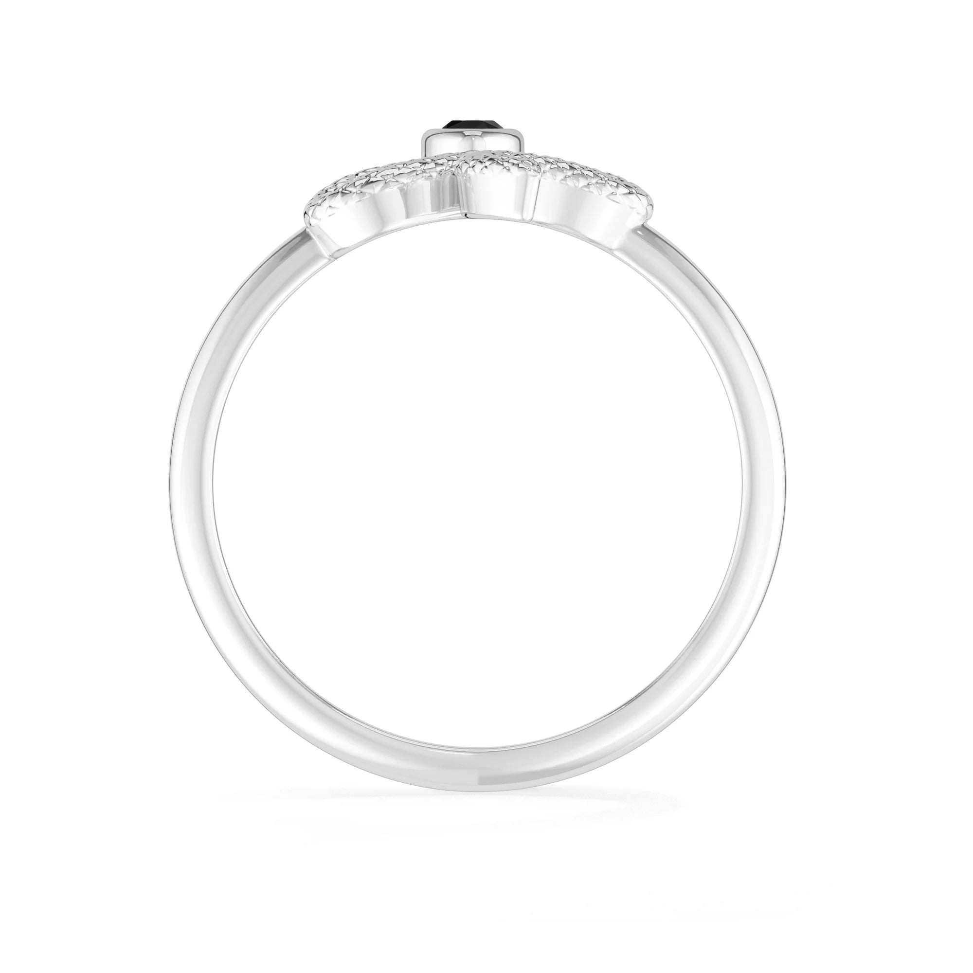 black onyx bezel-set ring