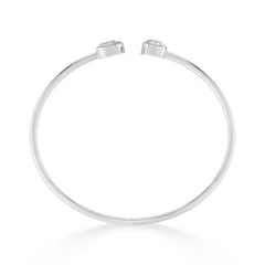 rainbow moonstone cut bracelet