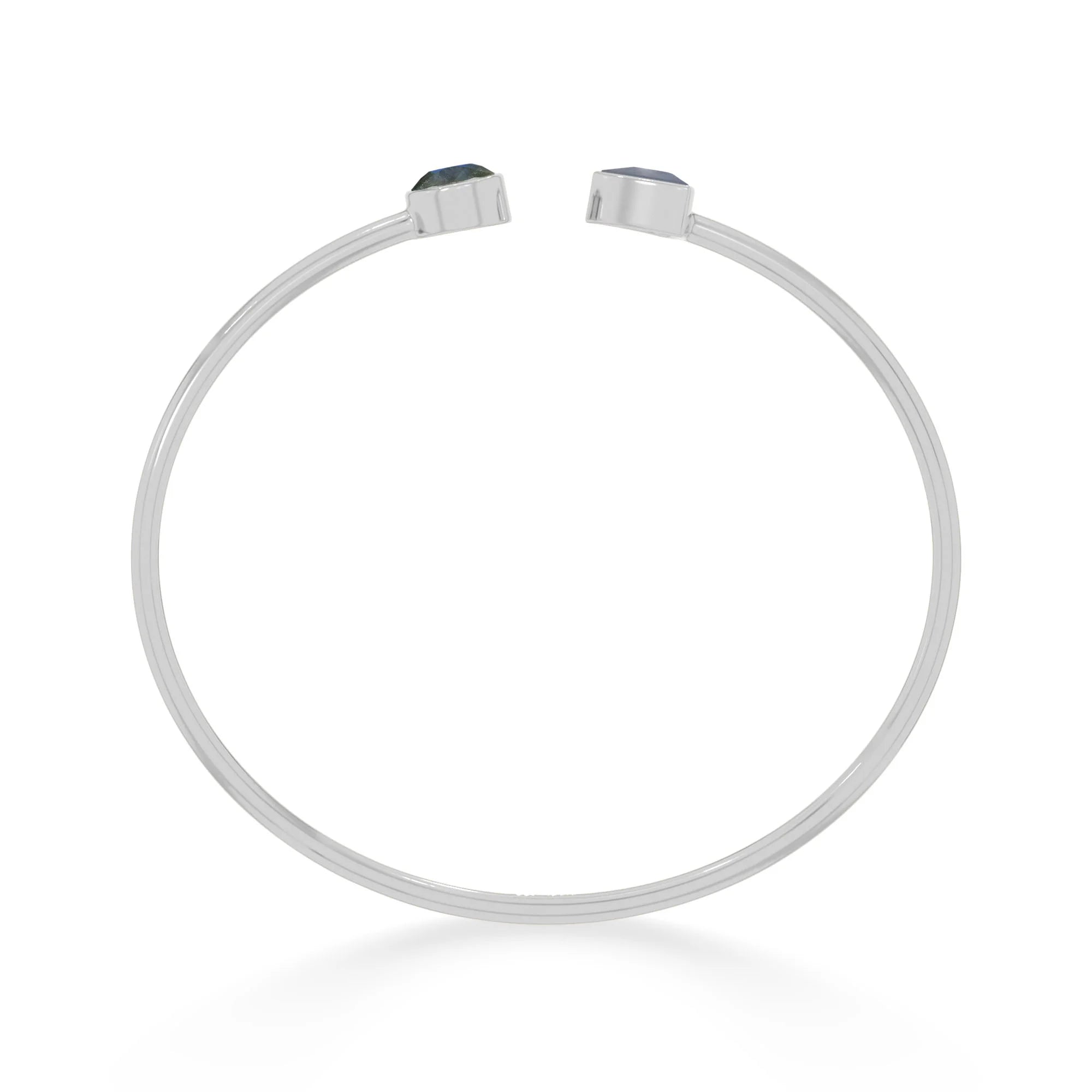 labradorite cut bracelet